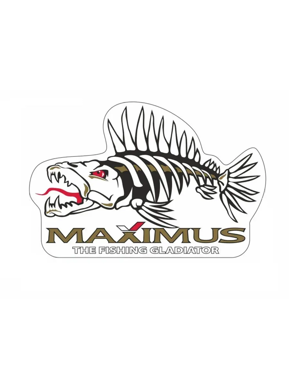 Наклейка MAXIMUS "РЫБА" NEW 150*98