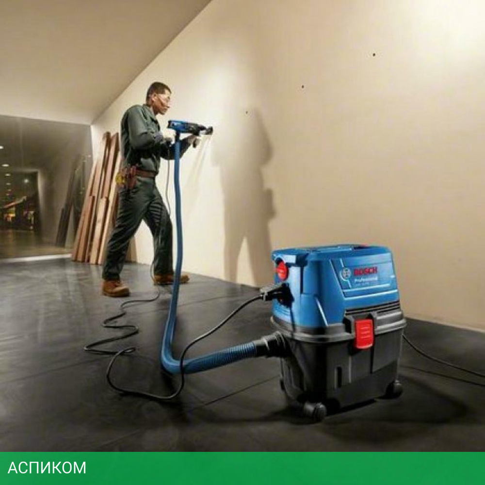 Пылесос Bosch GAS 15 PS синий (0.601.9E5.100)