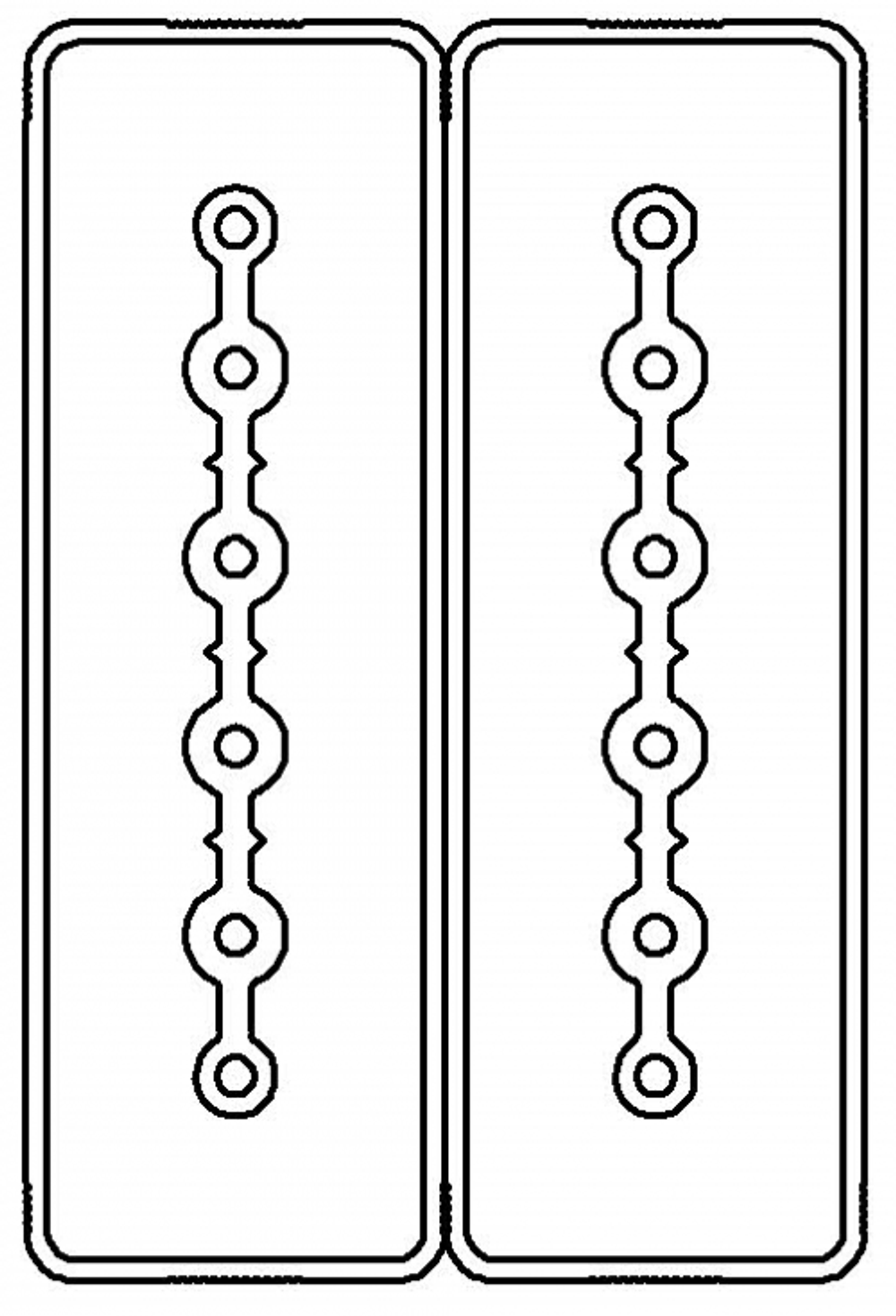 Секция прямая шинопровод 3+3 точек отвода L=3000мм Cu 6P+6P 40A