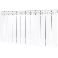 STOUT ALPHA 500 12 секций радиатор биметаллический боковое подключение (белый RAL 9016)