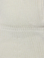 Капор женский вязаный молочный