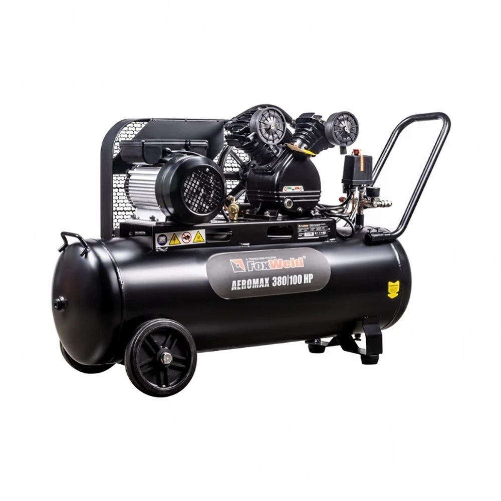 FoxWeld AEROMAX 380/100 HP масляный ременной компрессор 7068