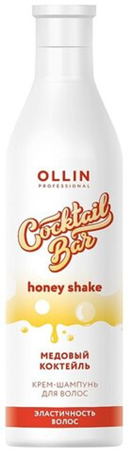OLLIN Cocktail BAR Крем-шампунь "Медовый коктейль" Эластичность волос 500мл