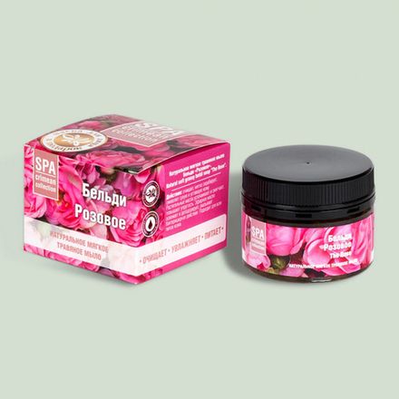 Мягкое травяное мыло бельди "Розовое"