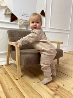 Свитшот oversized латте