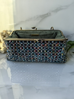 Сумка из ювелирного стекла Изумрудный дискошар