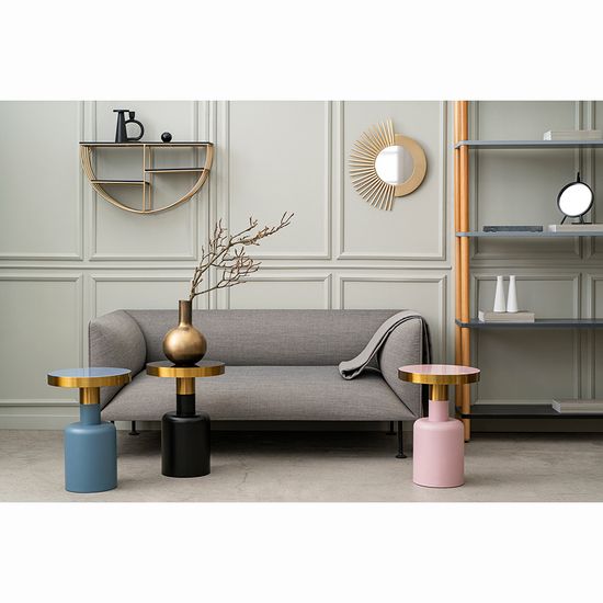 Столик журнальный froud, D35 см, синий