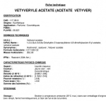 VETYVERYLE ACETATE 50% in DPG / ВЕТИВЕРИЛ АЦЕТАТ CAS 117-98-6