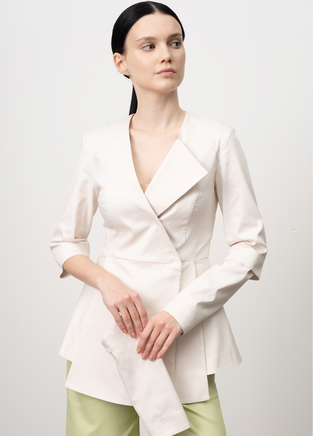 Медицинский жакет с двойным рукавом