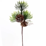 Ветка хвойная «Снежная ветвь» 20 см
