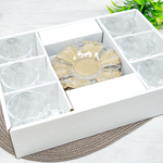 Набор 12 предметов (6 кружек 160мл, 6 блюдец d13см), BD009