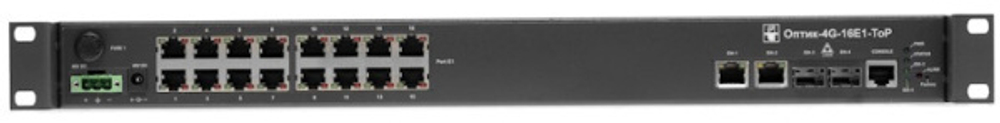 Мультиплексор-коммутатор НПО Телеком Оптик-4G-16E1-ToP