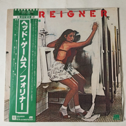 Винтажная виниловая пластинка LP Foreigner Head Games (Japan 1979) (Obi Copy)