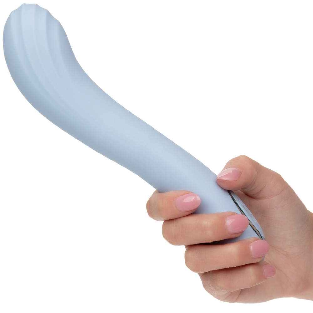 Вибромассажер для точки G Azure Collection Contoured G голубой 22,75 см