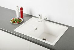 Мойка SCHOCK Optima 50D Cristalite 650х500 альпина