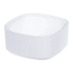 Кашпо СТРИП 165мм 0,9л со вставкой Белый