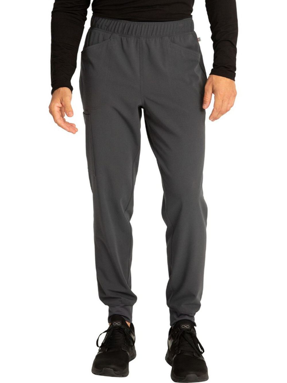 Джоггеры медицинские мужские Cherokee CK206A с внутренней кулиской, серый, M