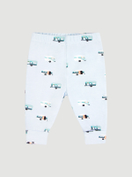 Комплект Mjölk Свитшот Пыльный синий/Штанишки Кемпинг