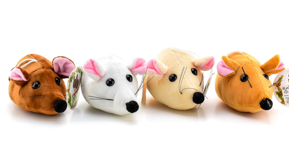 Мягкая игрушка Мышь 12 см, пакет D-4526