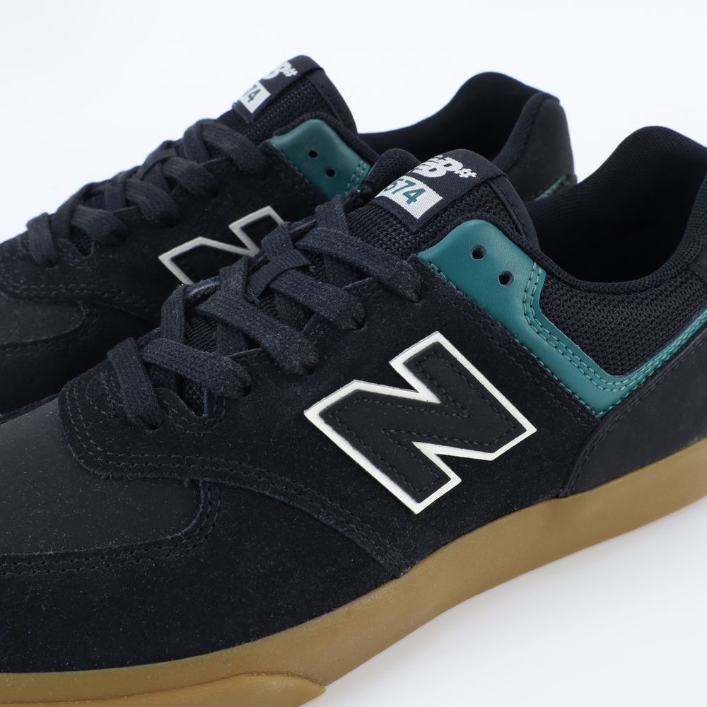 New Balance Numeric 574 Vulc (black/vintage teal)