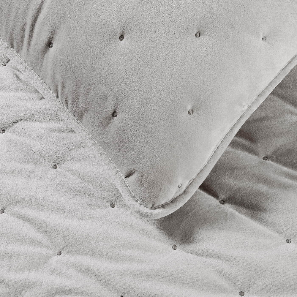 Покрывало 240x260 Sofi De MarkO Иоланта серебряно-серое