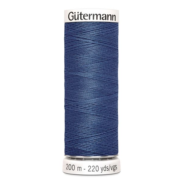 Нитки универсальные Gutermann Sew-all 100 (200 метров), 5 кат. | 068 серо-синий