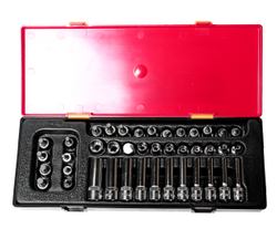 Набор головок торцевых 3/8" TORX,HEX 41 предмет в кейсе JTC