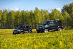 Бампер силовой передний BMS ALFA для УАЗ Патриот