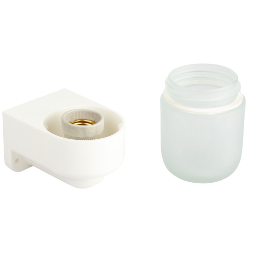 Светильник ЭРА НББ 01-60-003 для бани и сауны полиамид/стекло угловой IP65 E27 max 60Вт белый НПБ400