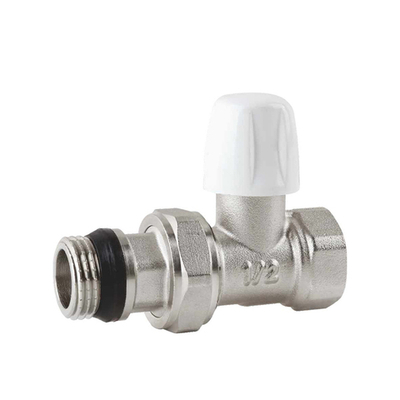 Прямой запорный клапан для радиатора с самоуплотняющимся сгоном UHT 3/4"