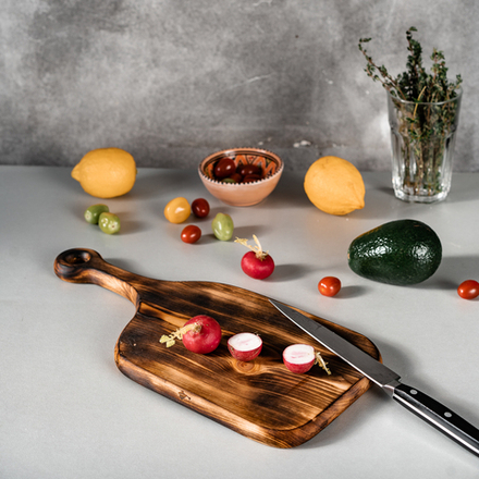 Деревянная разделочная доска из древесины кедра RD55