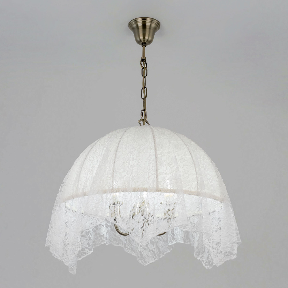 Citilux Базель CL407134 Люстра подвесная с абажуром Кружево