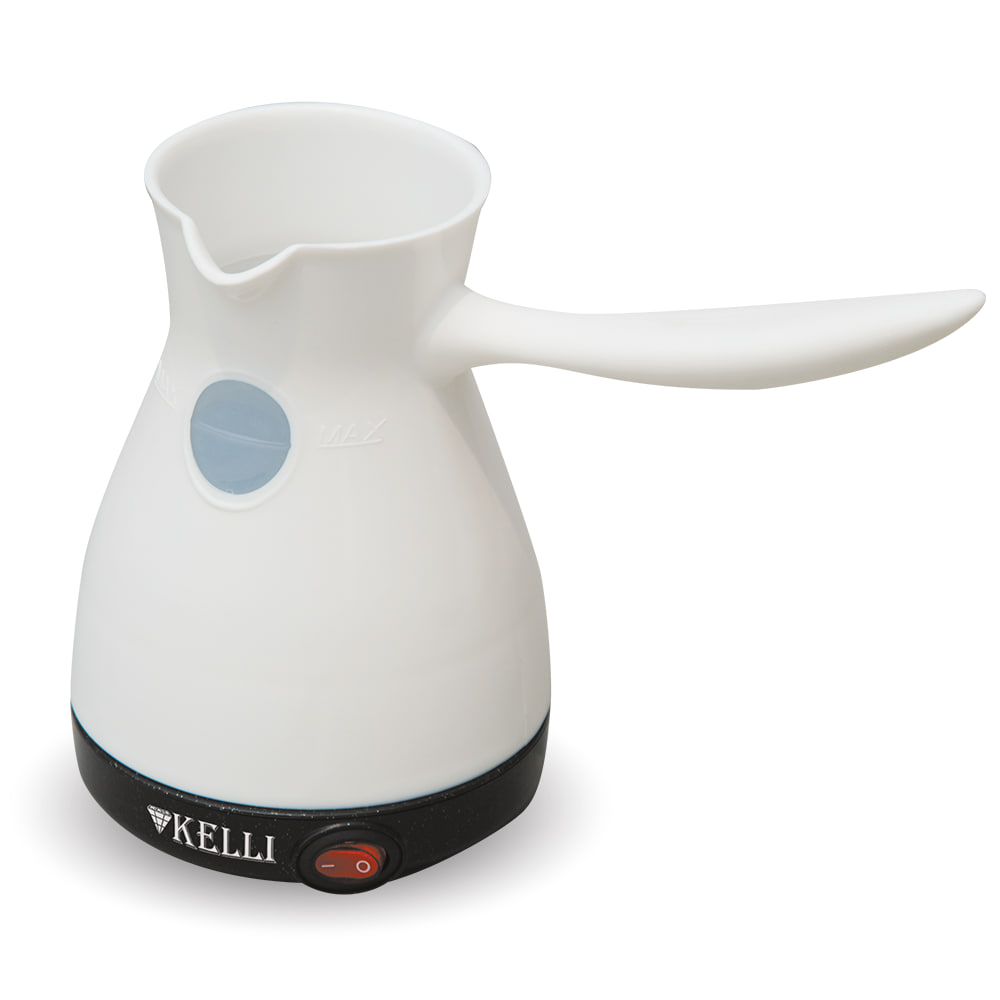 Турка электрическая KELLI KL-1445 БЕЛЫЙ объем 600 мл, мощн. 700-850 Вт
