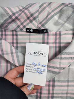 Платье Oodji в клетку 48 размер