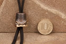 Бусина для темляка Рубль (биметалл) от мастерской Братьев Пешковых