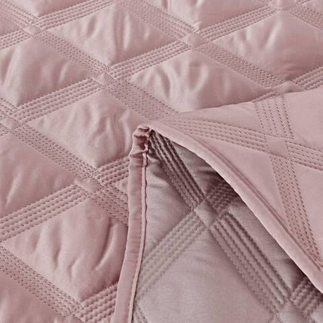 Покрывало 230x250 и 2 наволочки 50х70 Sofi De MarkO Шармель розовое