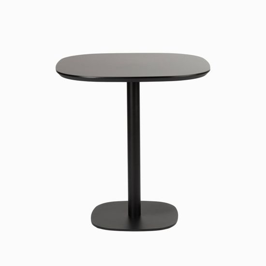 Обеденный стол Square 70х70 черный металл 