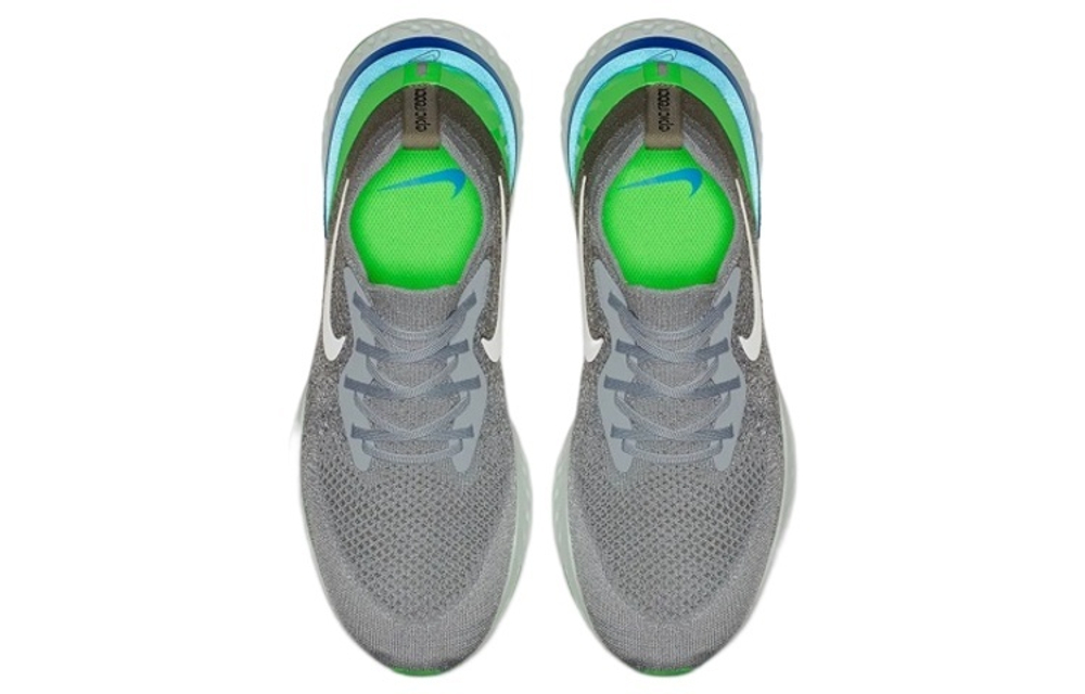 Nike epic react flyknit grey white cheap