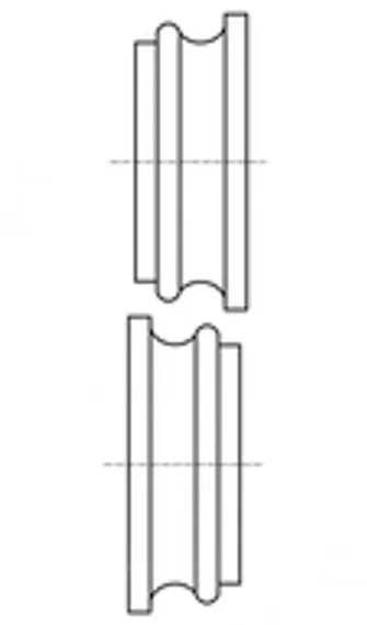 Ролики для одинарной отбортовки Stalex для TB-12/ETB-12 E2