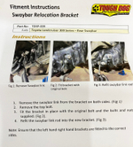 Кронштейн переноса заднего стабилизатора Toyota Land Cruiser 300 Tough Dog