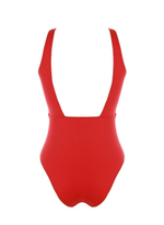 Совместный купальник с декоративным поясом под грудью (Размер: B/XXL) (Цвет: синий)