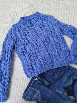 Бомбер ажурный "Весенний вальс"