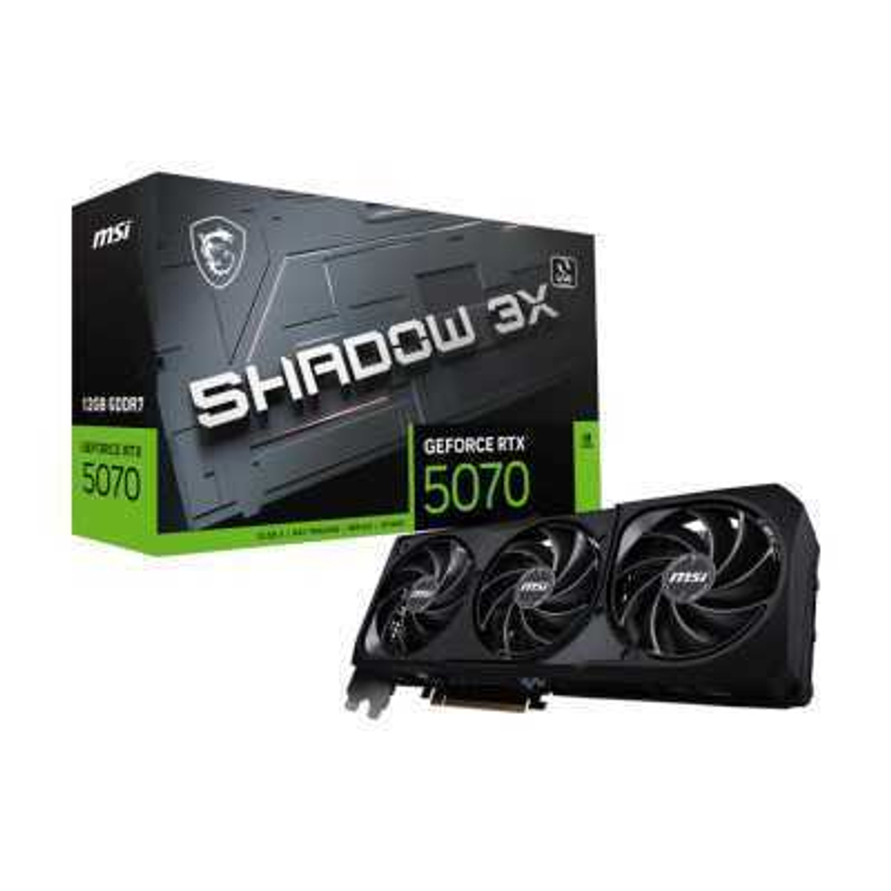 Видеокарта MSI nVidia GeForce RTX 5070 12G Shadow 3X