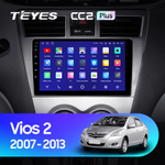 Teyes CC2 Plus 9" для Toyota Belta, Vios, Yaris 2008-2012