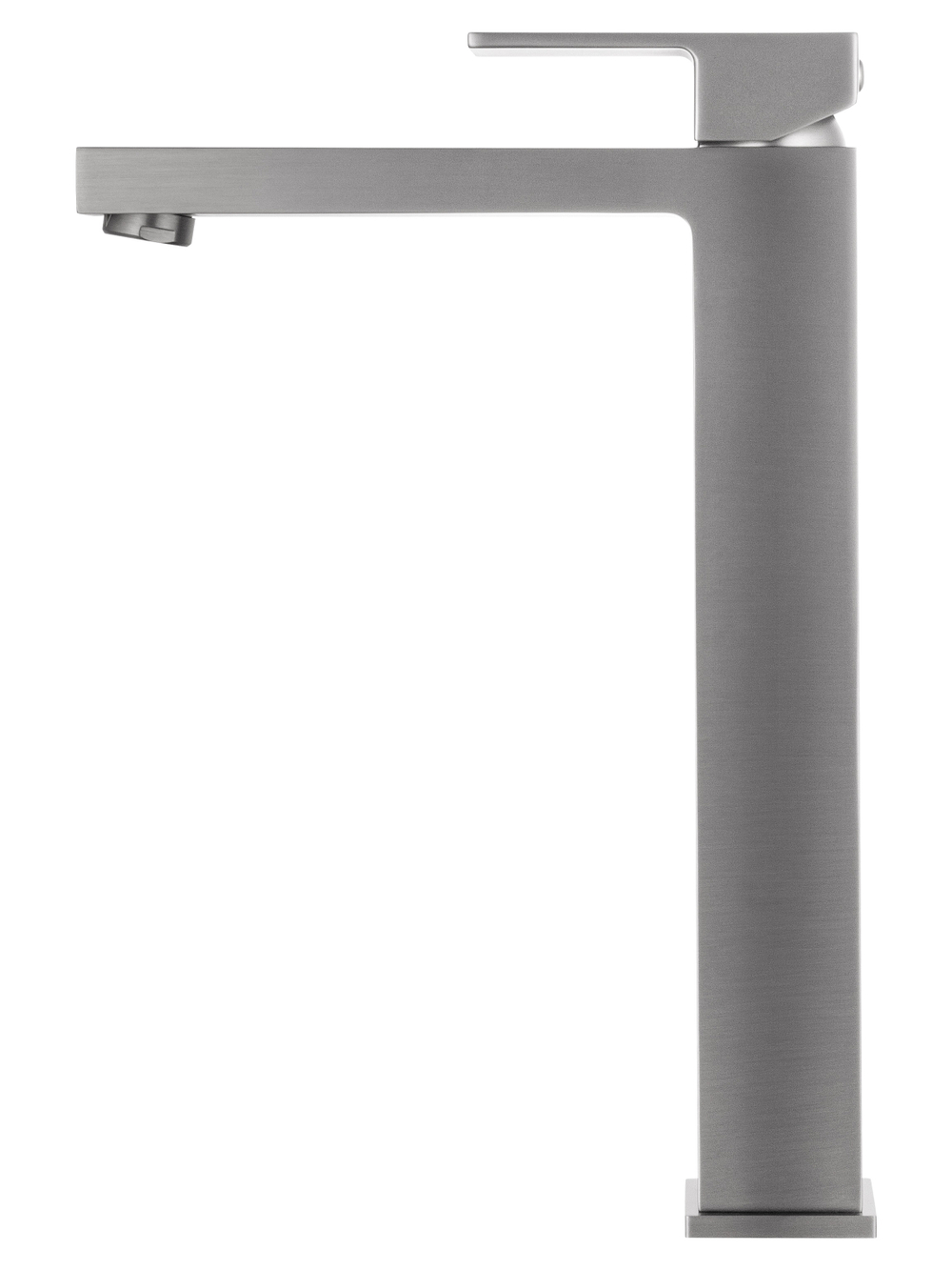 Смеситель для раковины высокий WONZON & WOGHAND CUBE, Темный графит (WW-88239016-BGM)