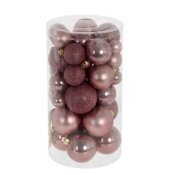 GAEM Набор из 40шт Украшение новогоднее "Шар", D3/4/5/ 6 см, L14,5 W14,5 H26 см