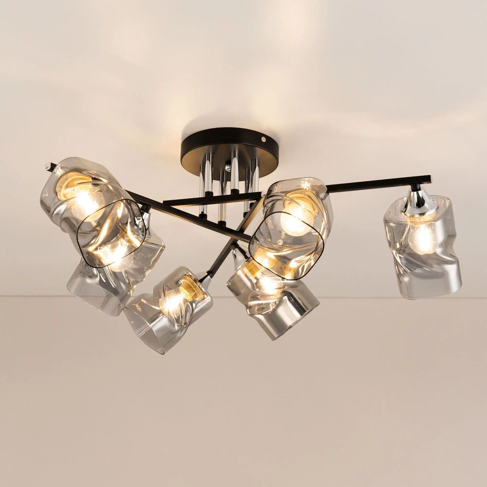 Citilux Клаус CL134165 Люстра потолочная Чёрная