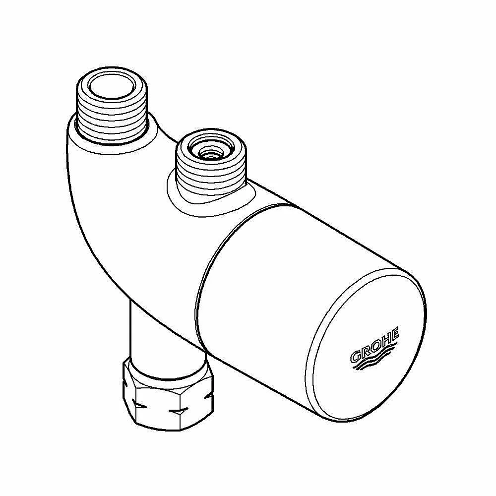 Термостатический смеситель для раковины Grohe Grohtherm Micro 34487000 хром