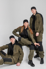 Флисовый костюм женский комби