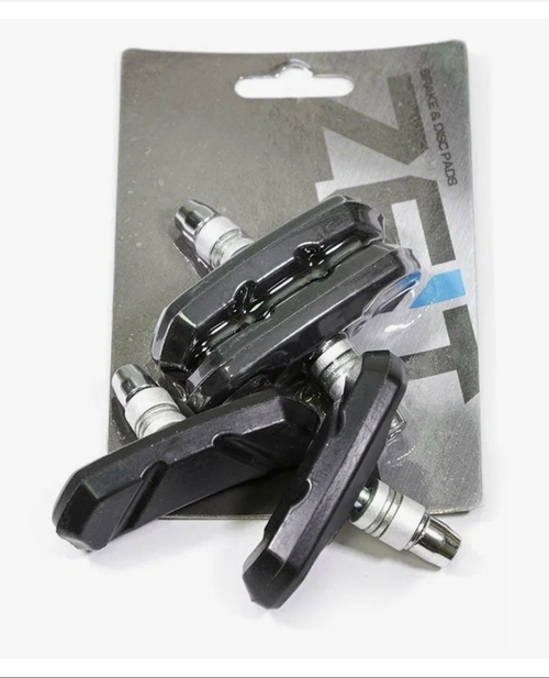 Колодки тормозные ZEIT, для U-br - FREE STYLE, 69мм, резьбовые, с шайбами и гайками, комплект -2шт., черные (25)